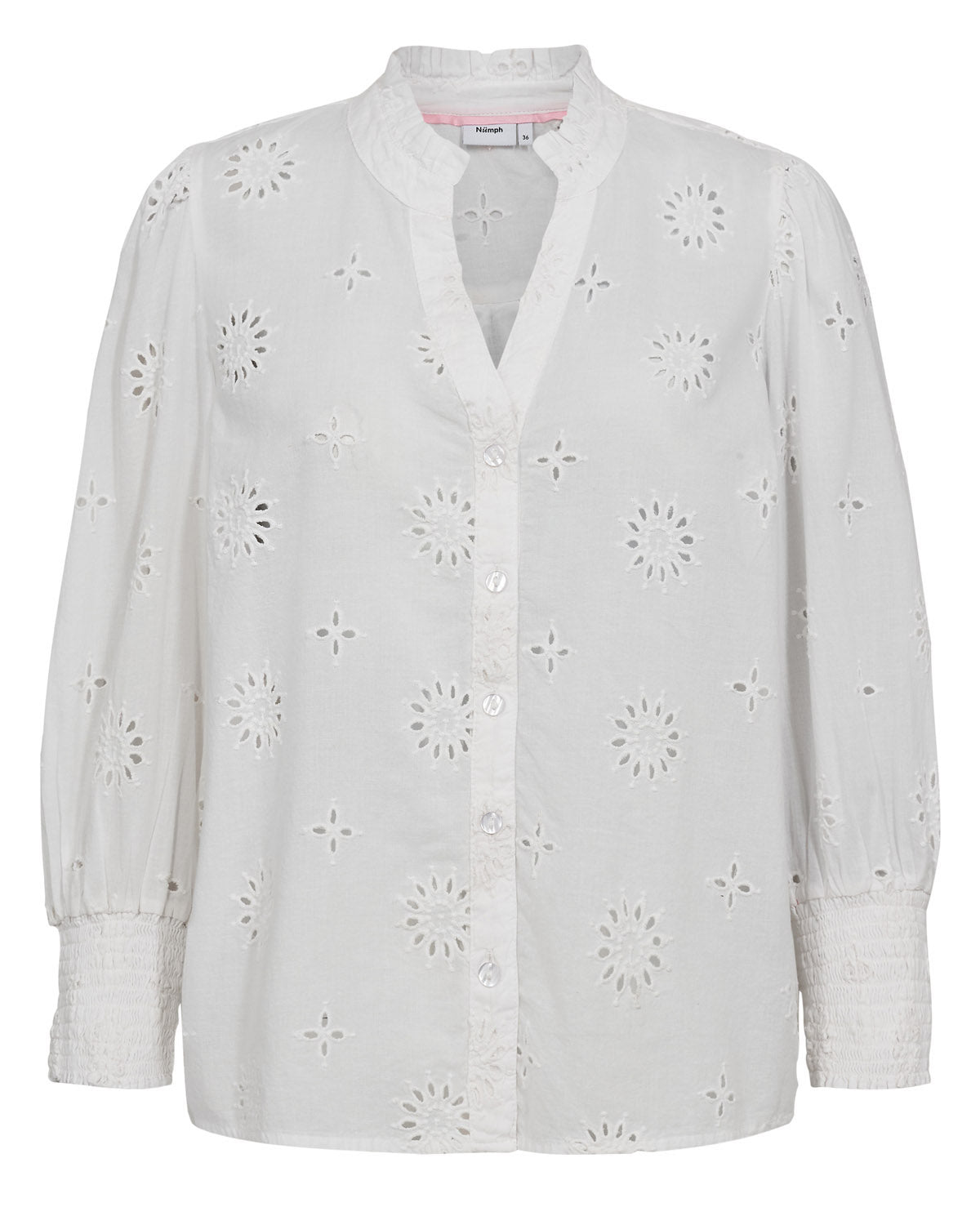 Nusammy Shirt Bright White, Nümph, Såininorden