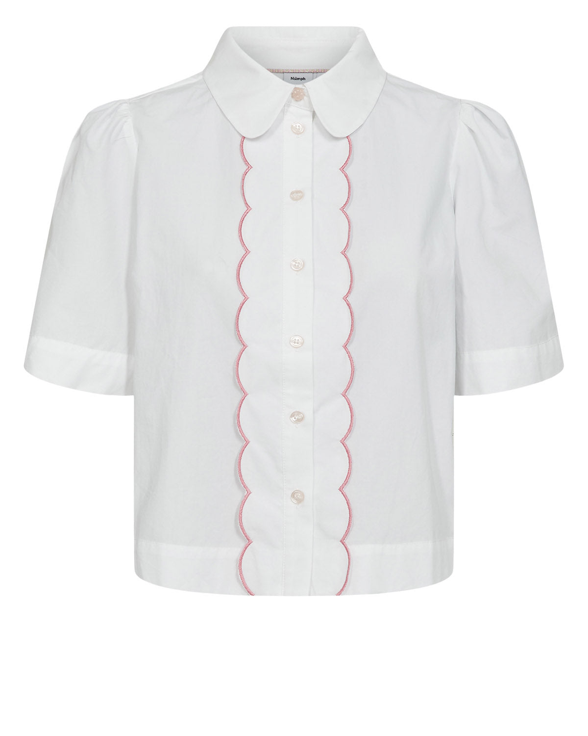 Nusienna Shirt Bright Wihite, Nümph, Såininorden