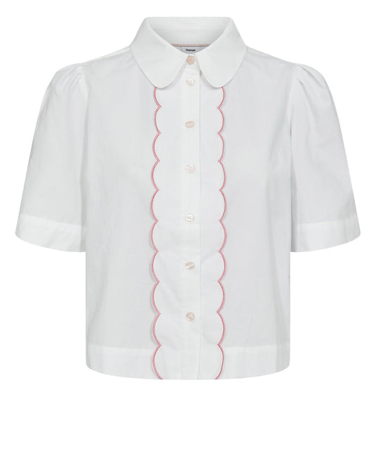 Nusienna Shirt Bright Wihite, Nümph, Såininorden
