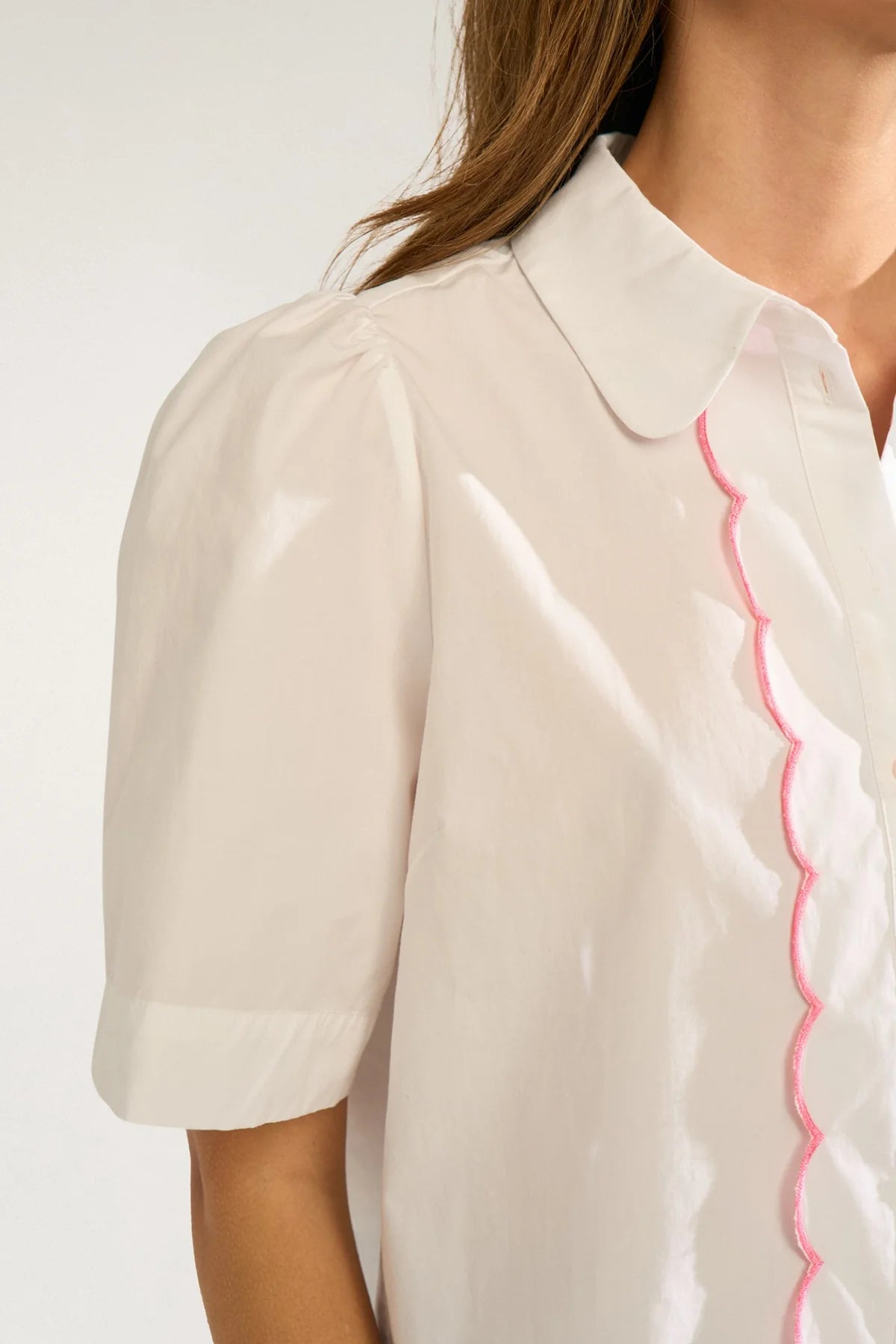 Nusienna Shirt, Bright Wihite