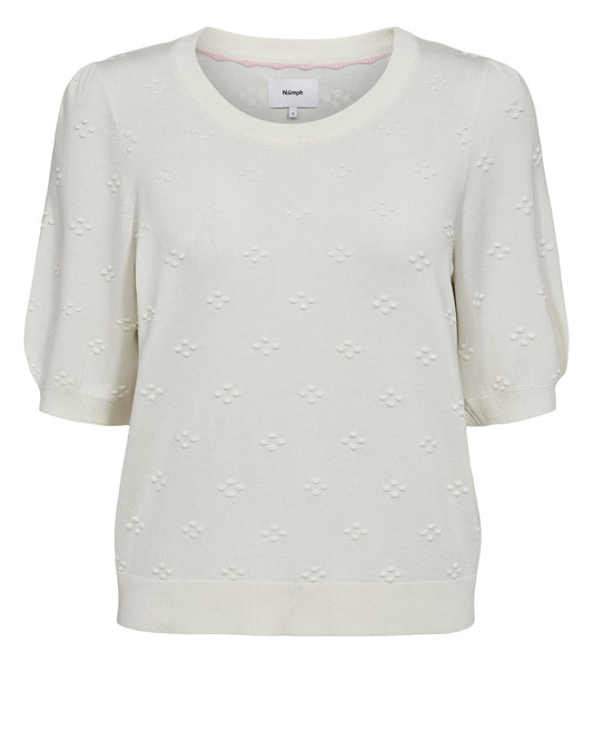 Nuashton SS Pullover Cloud Dancer, Nümph, Såininorden