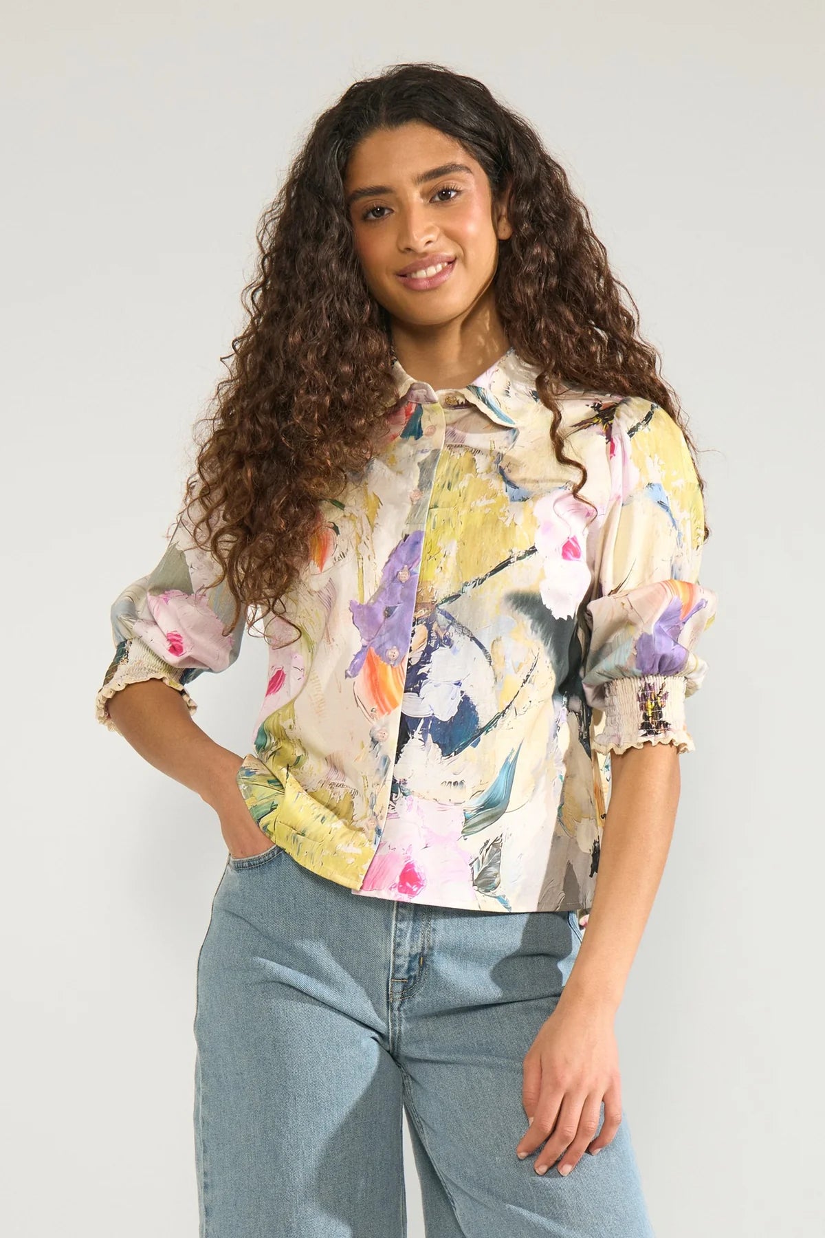 Nuannali Shirt, Forest Green