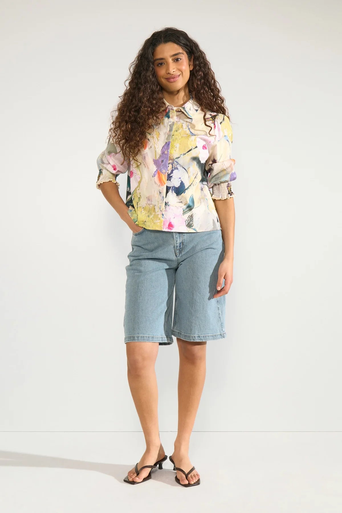 Nuannali Shirt, Forest Green