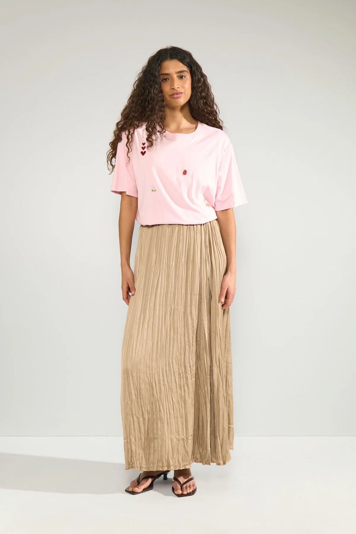 Nutenia Boxy T-shirt, Pink Lady
