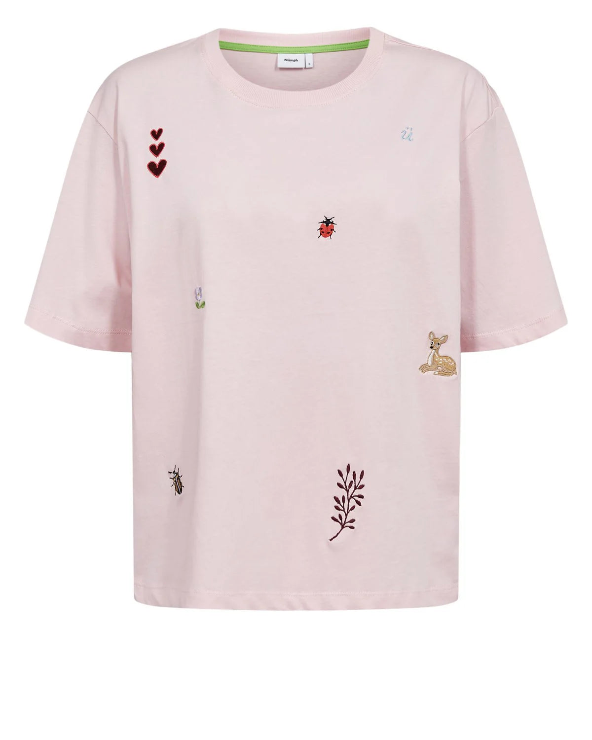 Nutenia Boxy T-shirt Pink Lady, Nümph, Såininorden