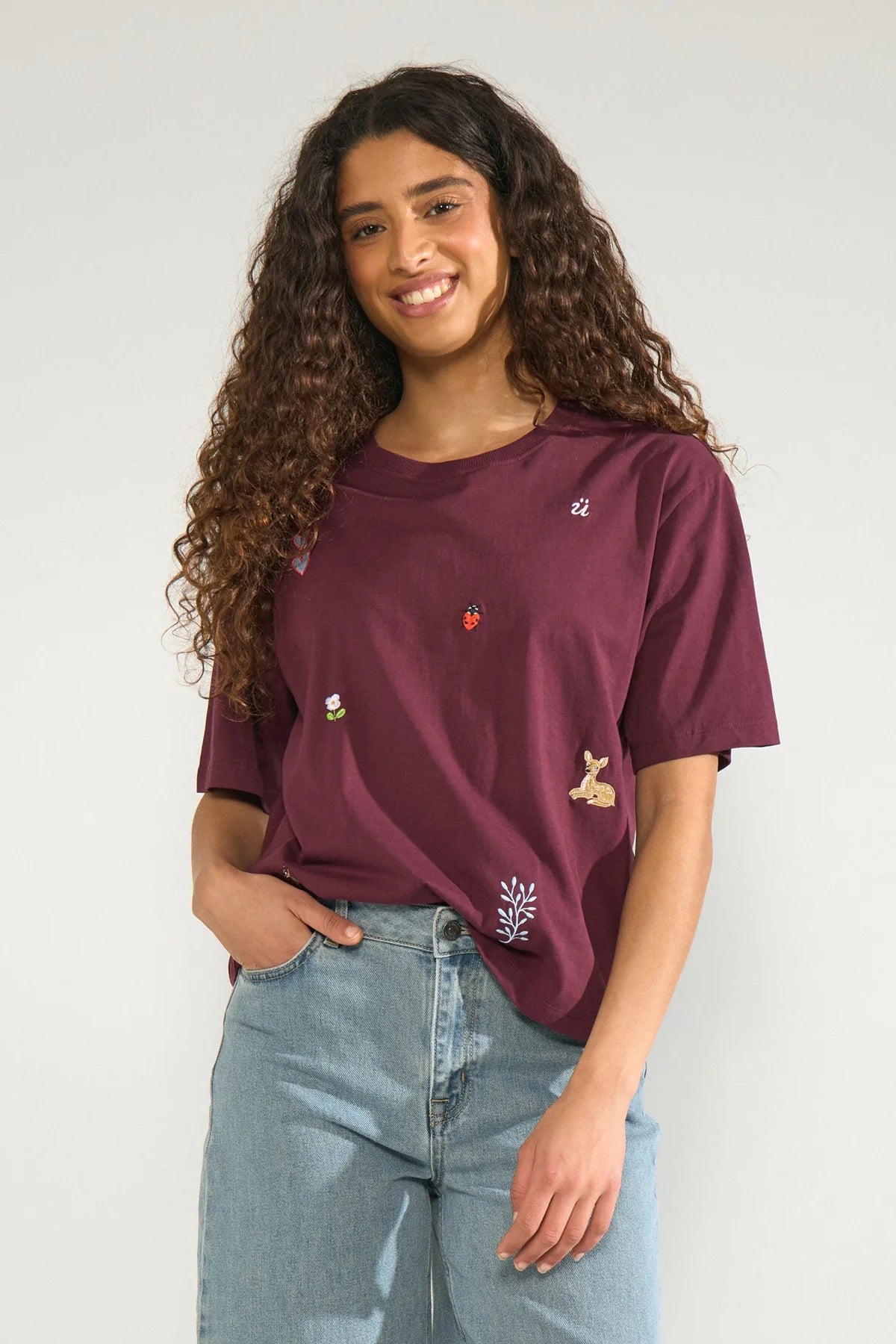 Nutenia Boxy T-shirt, Fig