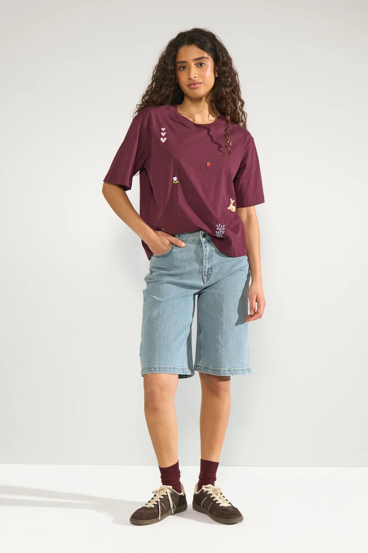 Nutenia Boxy T-shirt, Fig