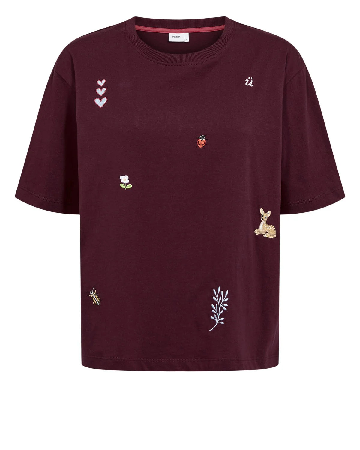 Nutenia Boxy T-shirt Fig, Nümph, Såininorden