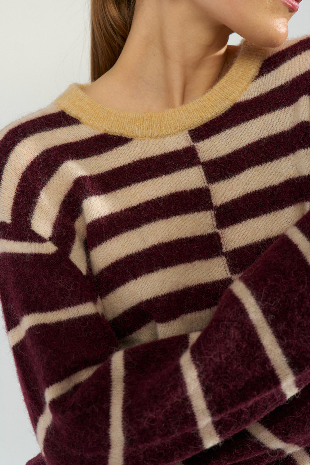 Nuriette Block Stripe Pullover, Fig