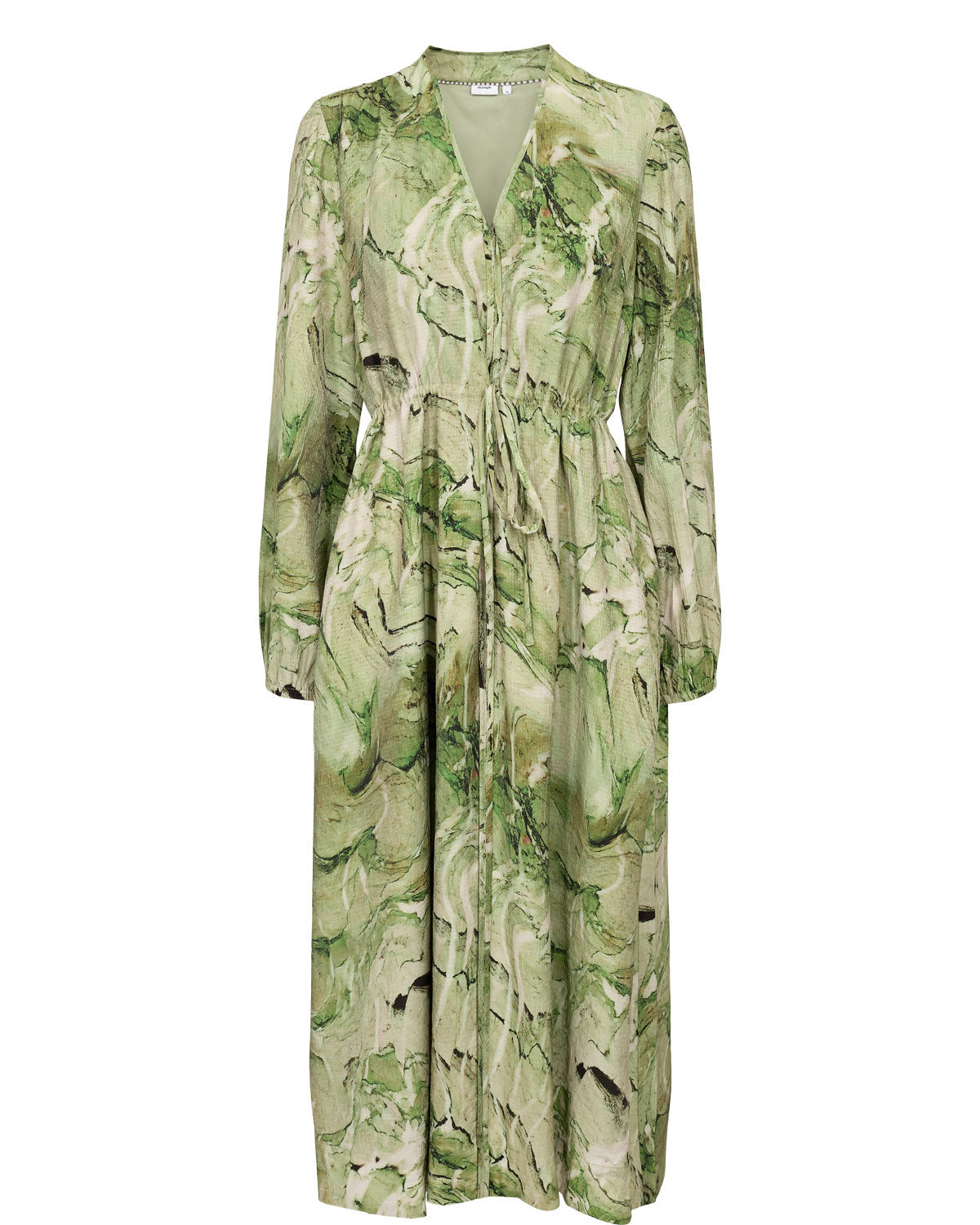 Numarla Dress Calla Green, Nümph, Såininorden