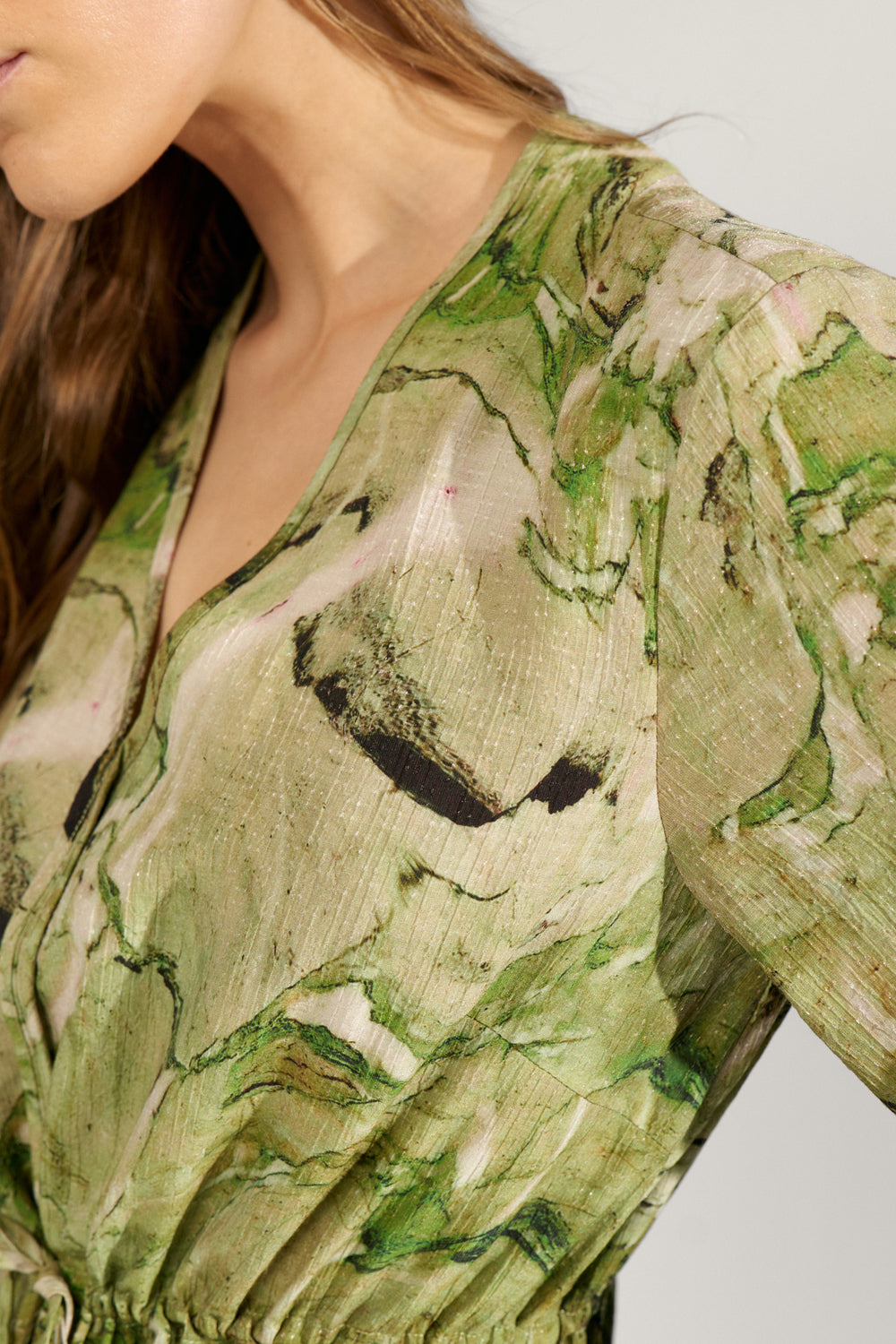 Numarla Dress, Calla Green