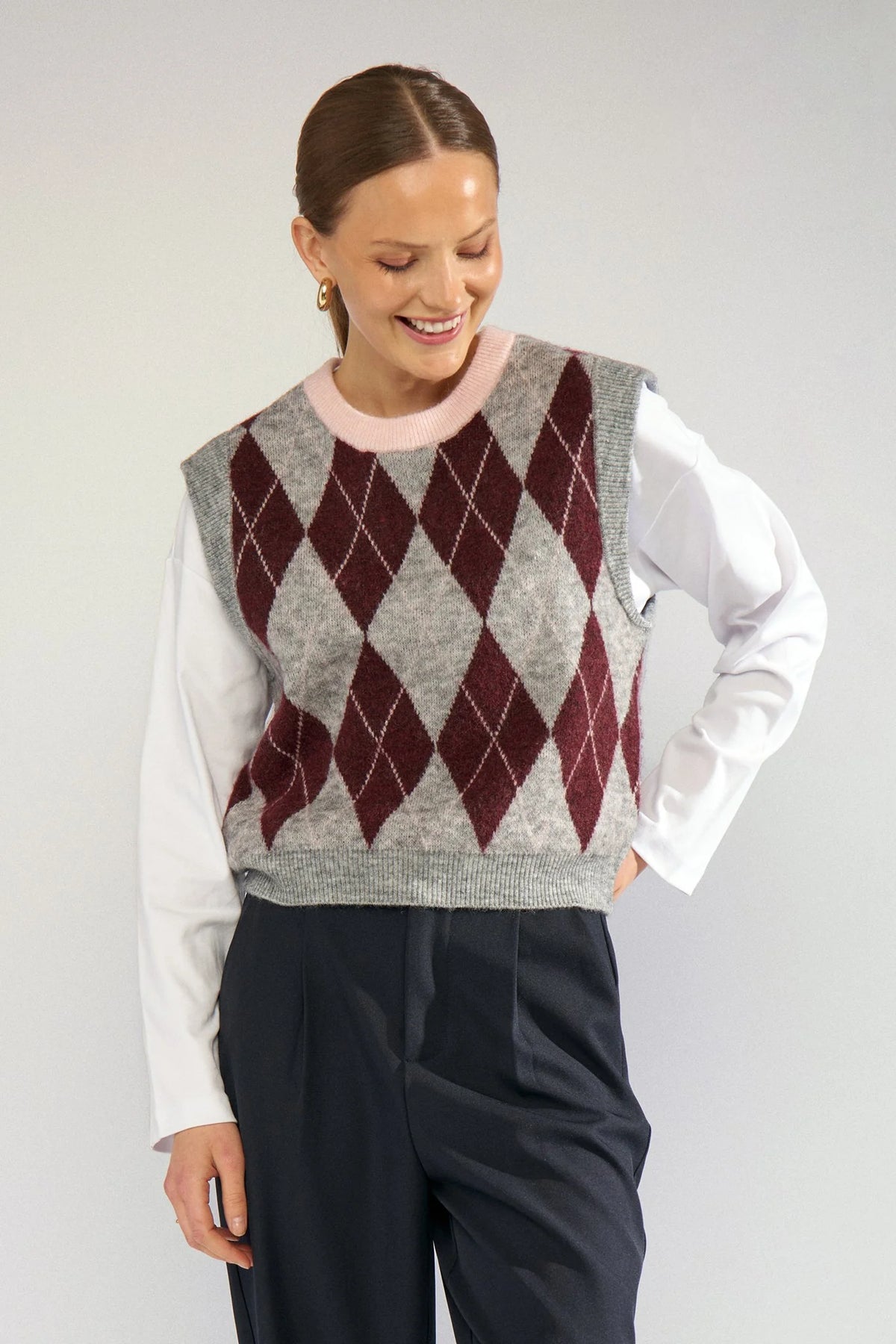 Nutikla Vest, Medium Grey Mel
