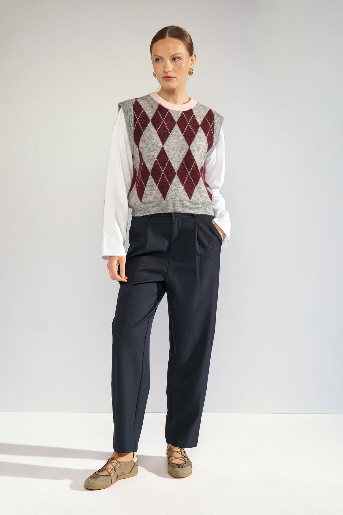 Nutikla Vest, Medium Grey Mel