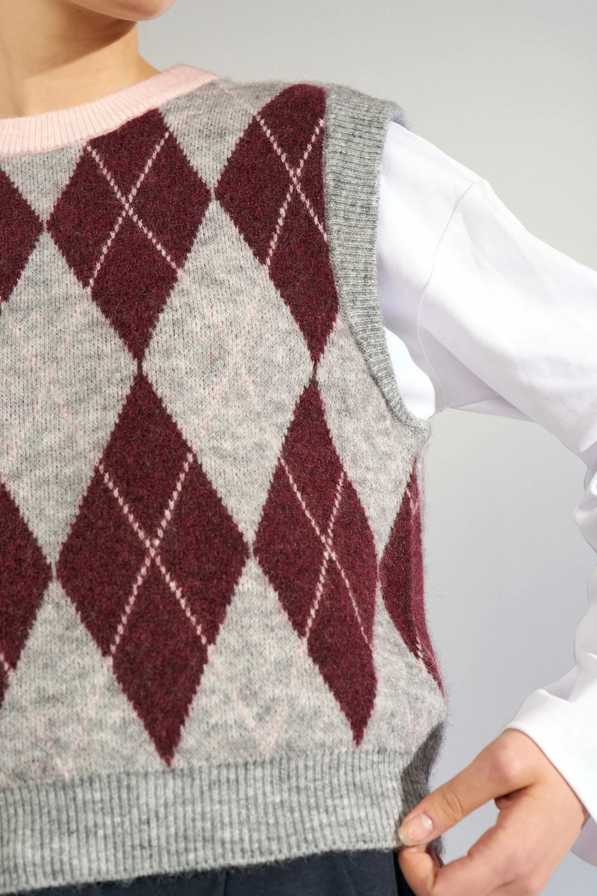 Nutikla Vest, Medium Grey Mel