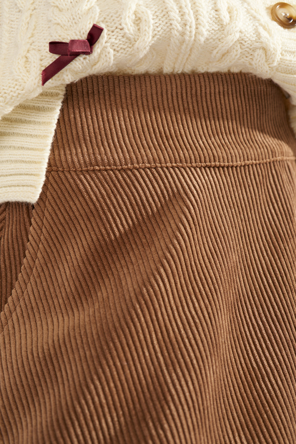 Nucelise Mini Skirt, Deep Taupe