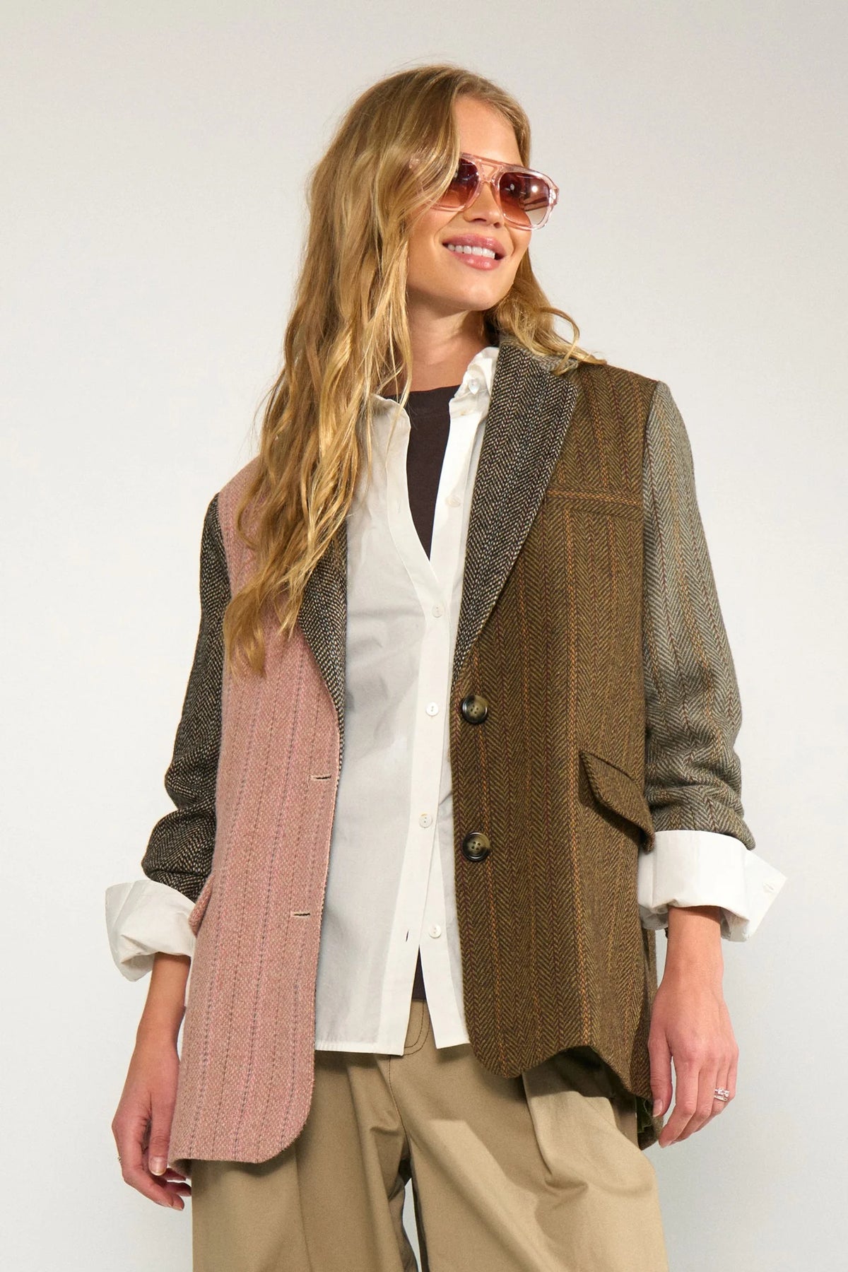 Nuavey Herringbone Blazer, Polignac