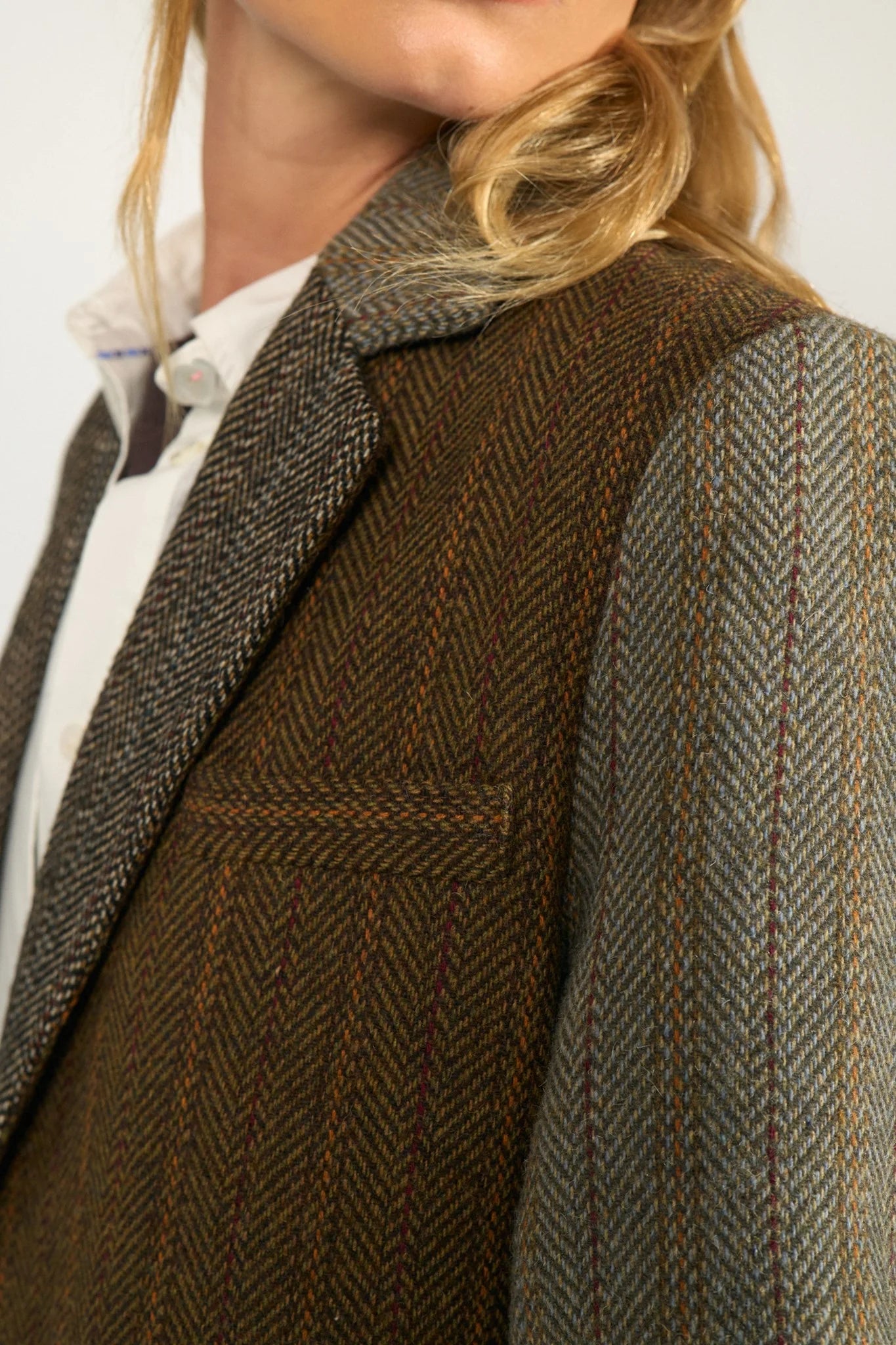 Nuavey Herringbone Blazer, Polignac