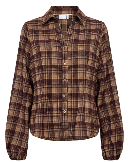 Nuglamy Shirt Chocolate Plum, Nümph