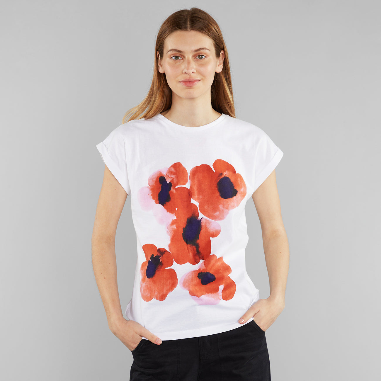 T-shirt Visby Stina Poppies, Såininorden