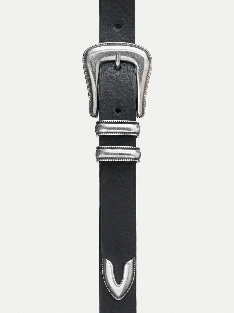 Western Silver Belt Black S iniNordeN Western silver belt black s ininorden