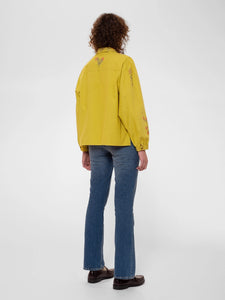 Edith Embroidery Blouse, Lime