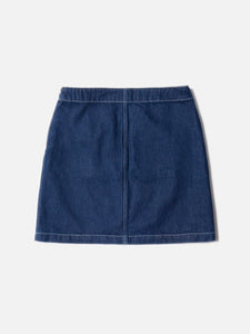 Elvy Western Denim Skirt, Blue