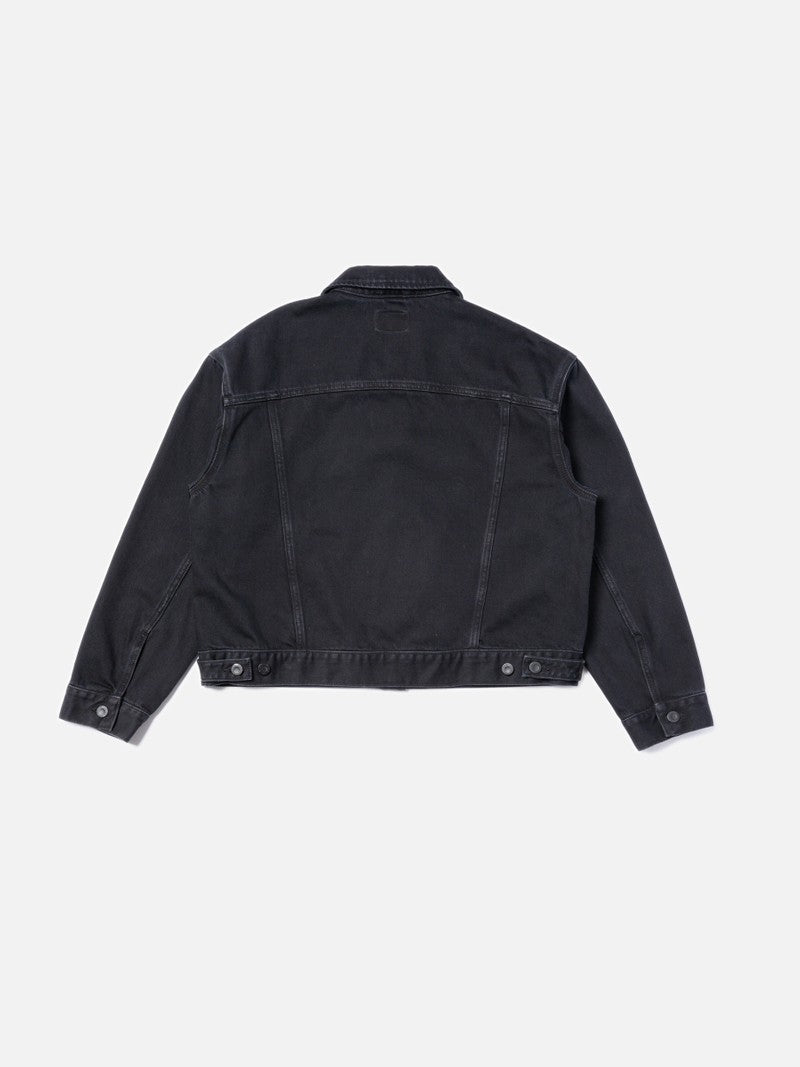 Berit Denim Jacket, Asphalt Black