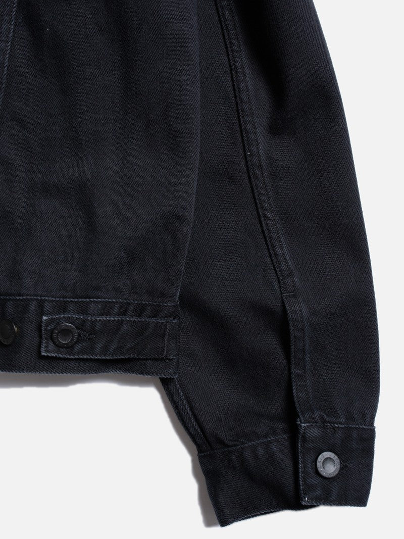 Berit Denim Jacket, Asphalt Black