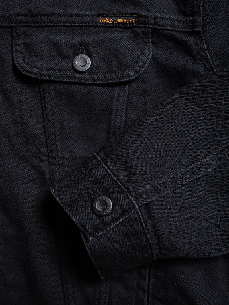 Berit Denim Jacket, Asphalt Black
