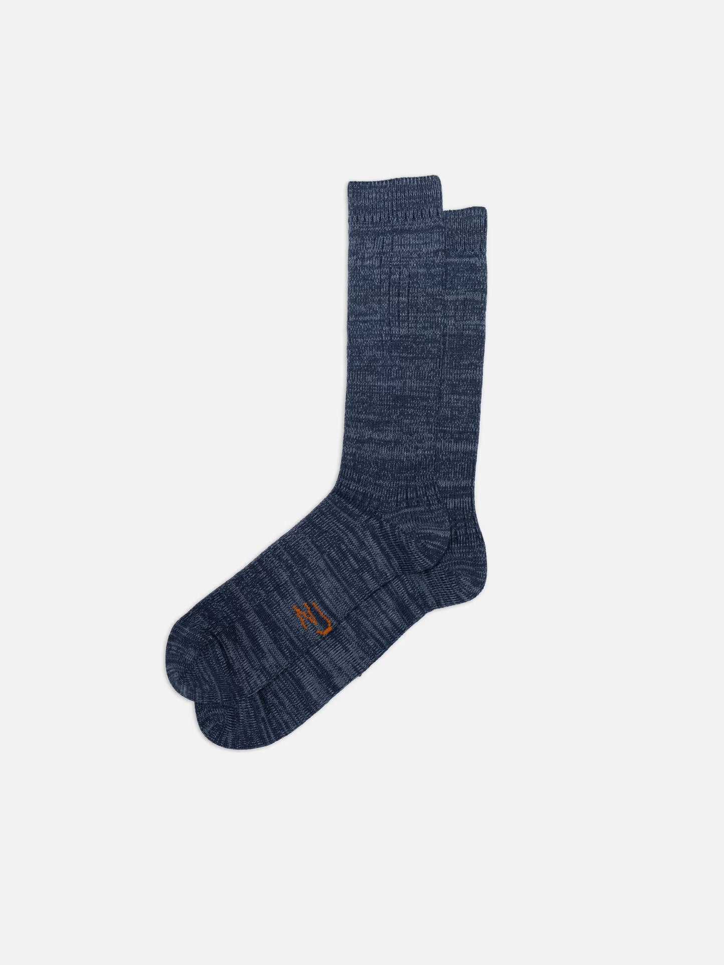 Rasmusson Mens Rib Sock Dark Blue, Nudie Jeans, Såininorden