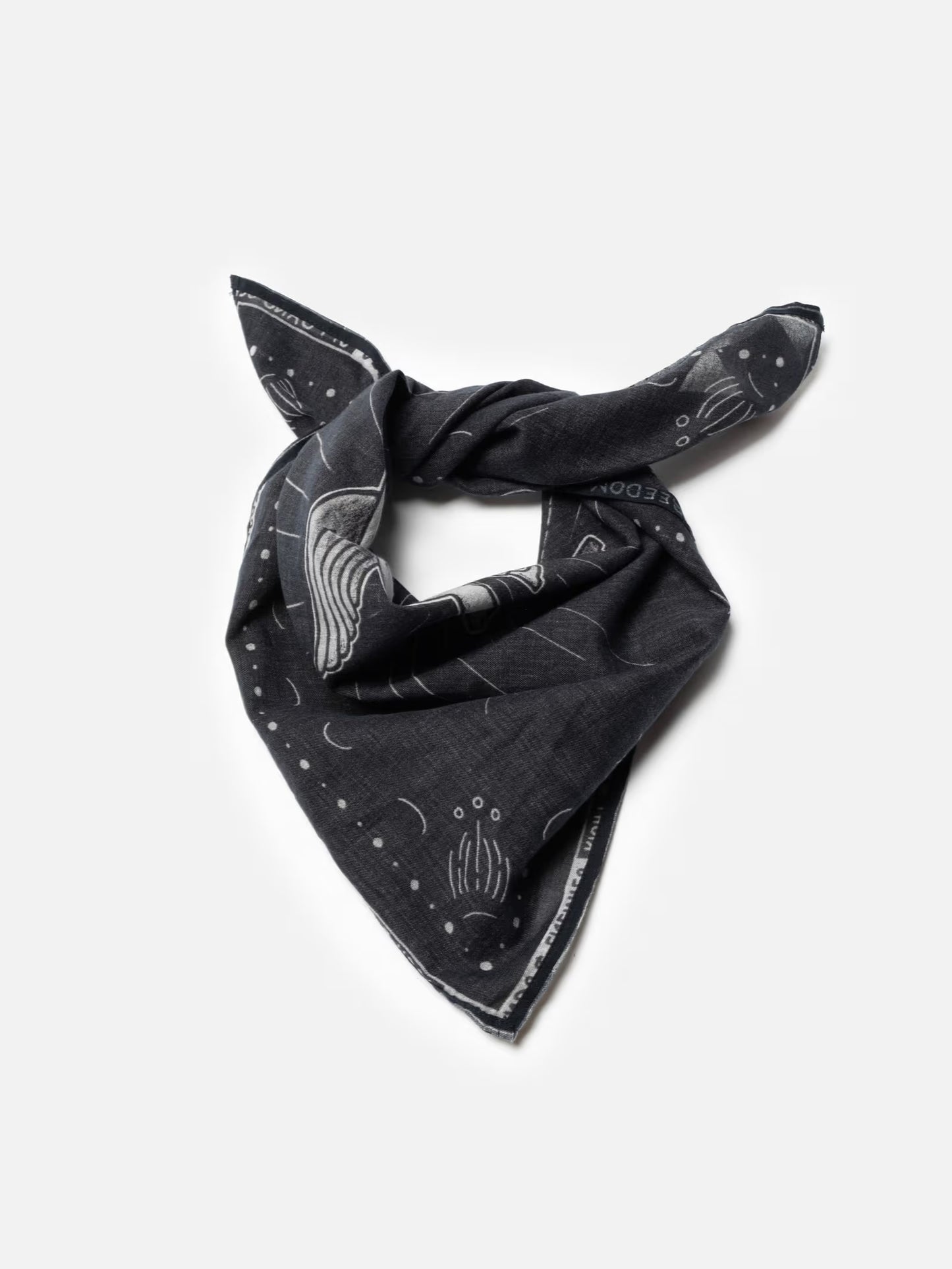 Ingrid Bandana Counterpoints Black, Nudie Jeans, Såininorden