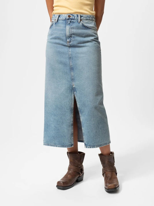 Anna Denim Skirt Desert Light Blue