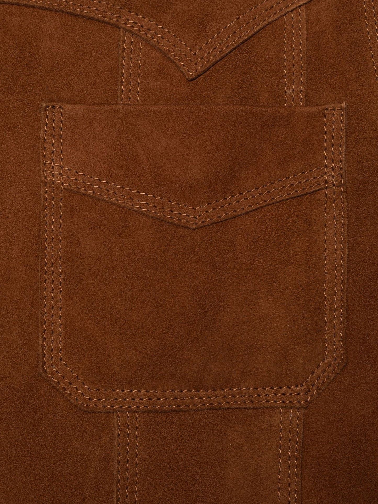 Peggy Suede Jacket, Cognac