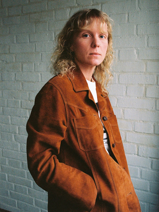 Peggy Suede Jacket Cognac, Nudie Jeans, Såininorden