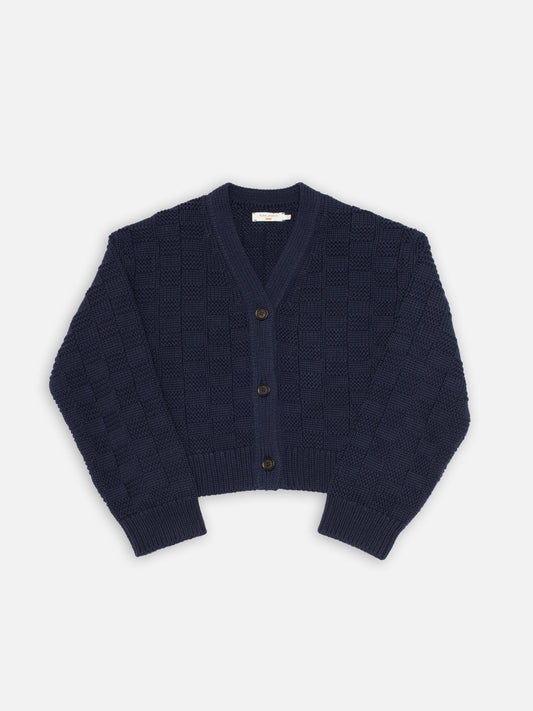 Karla Knitted Cardigan Blueberry