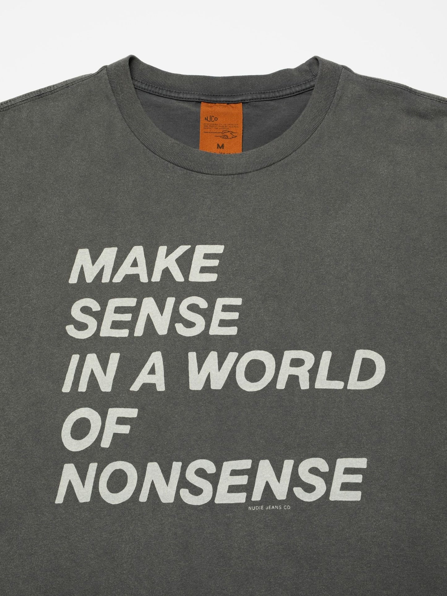 Roy T-shirt Make Sense, Antracite