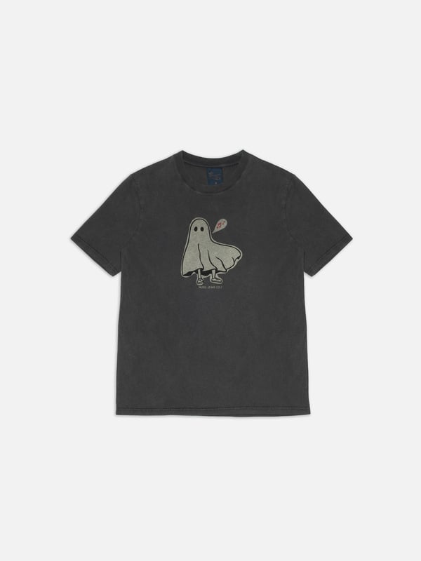 Joni Pale Ghost T-shirt Antracite, Nudie Jeans, Såininorden