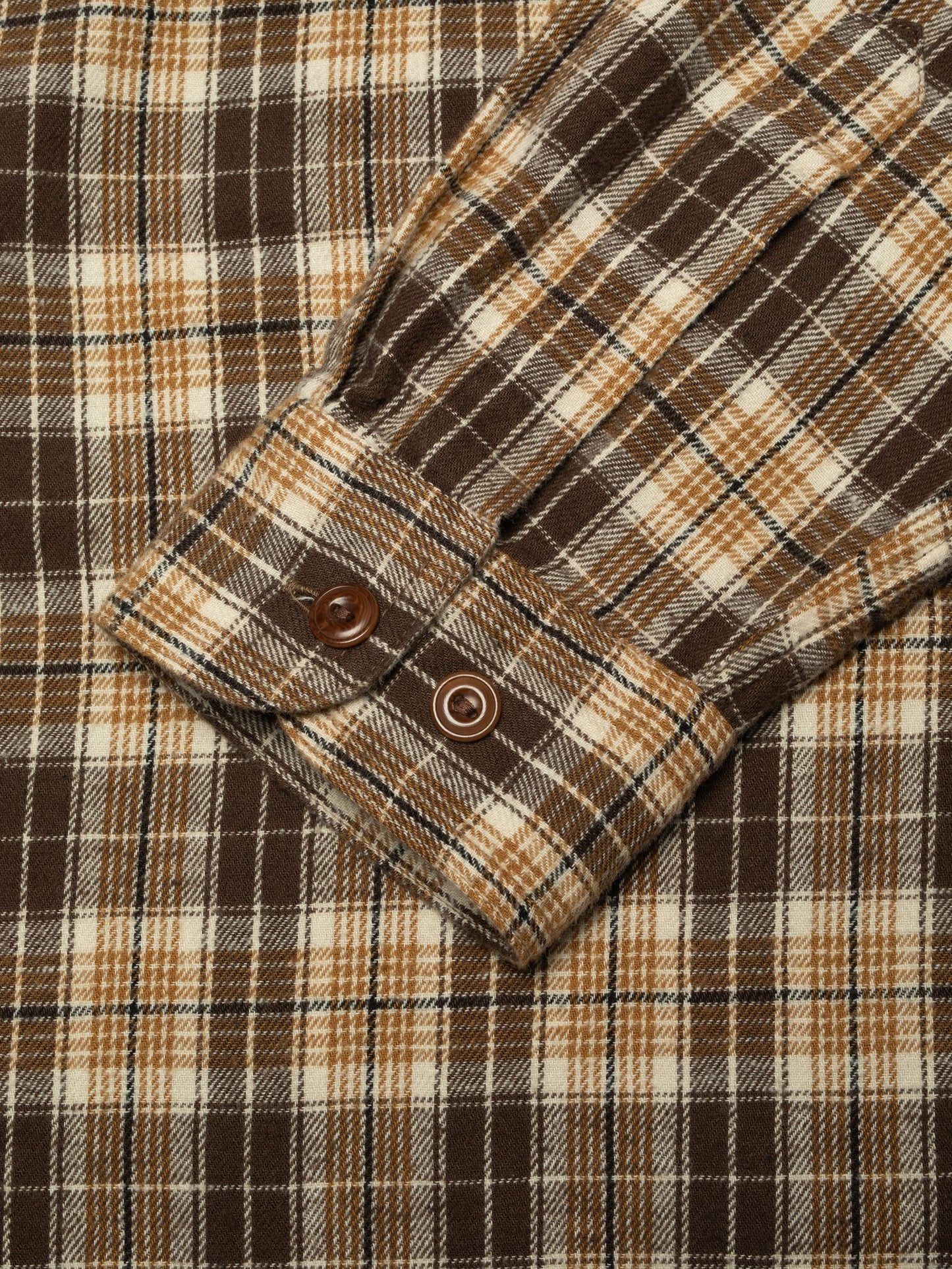 Julian Worker Shirt, Farmer Check Brown