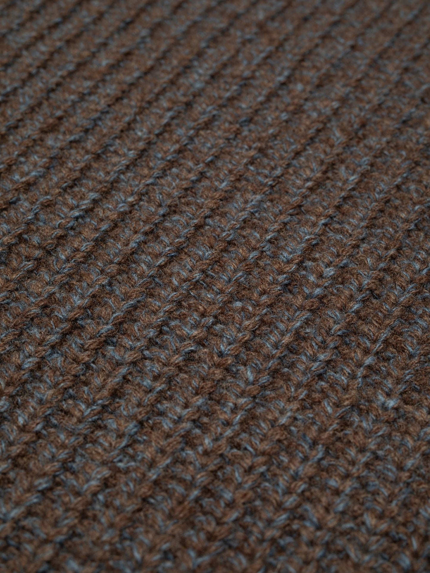 August Chunky Crew Neck Knit, Brown