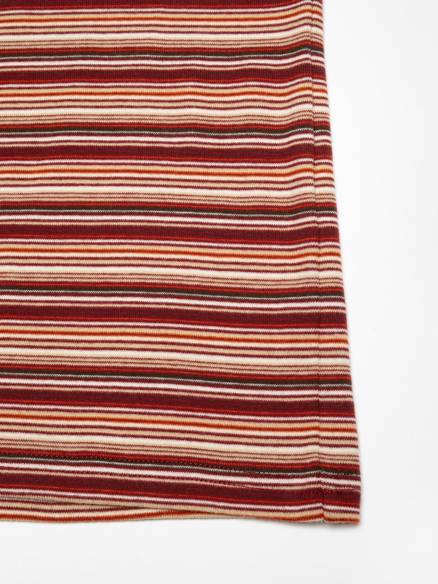 Jessy LS T-Shirt Striped Rib, Wine