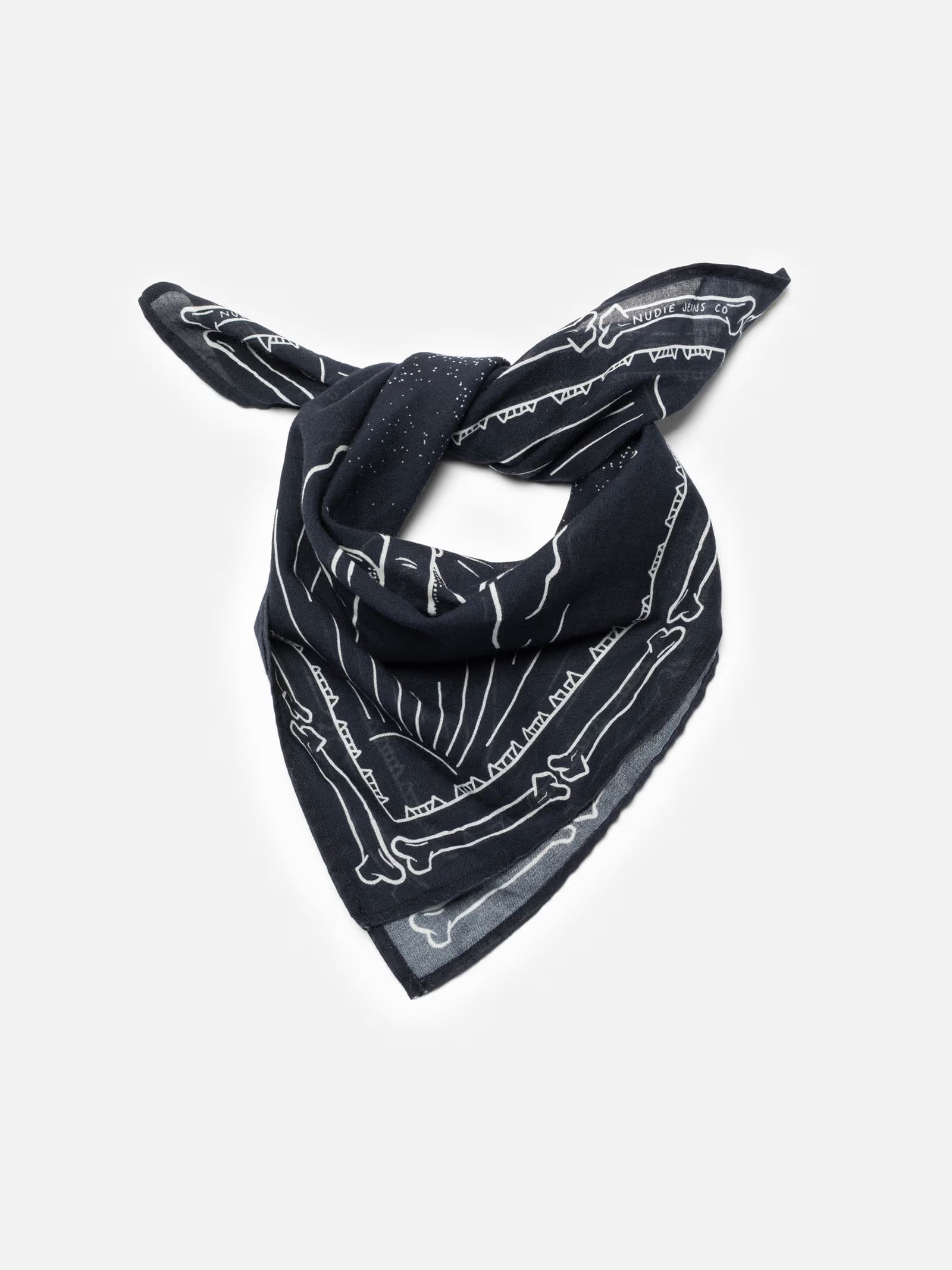 Ingrid Bandana Double Cross Blue, Nudie Jeans, Såininorden