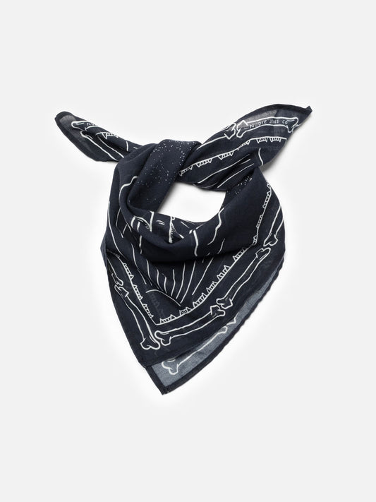 Ingrid Bandana Double Cross Blue, Nudie Jeans, Såininorden