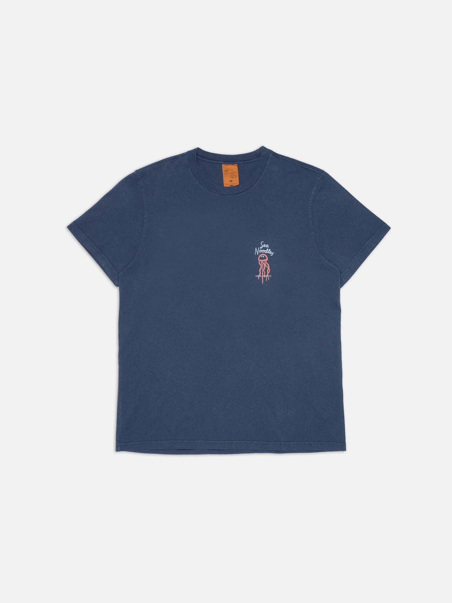 Roy Sea Noodles T-shirt Dark Blue, Nudie Jeans, Såininorden