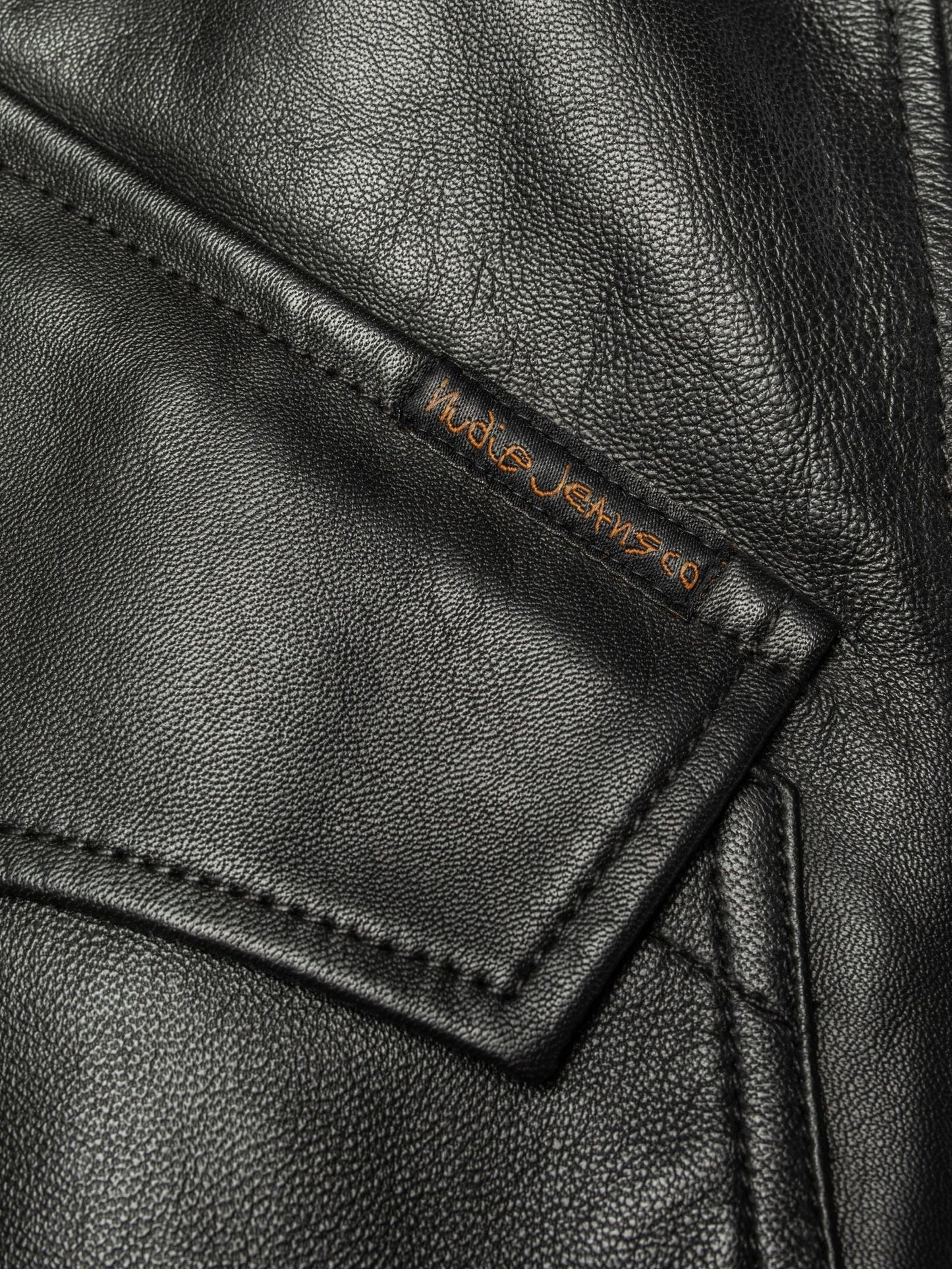 Blake Zip Jacket Leather, Black
