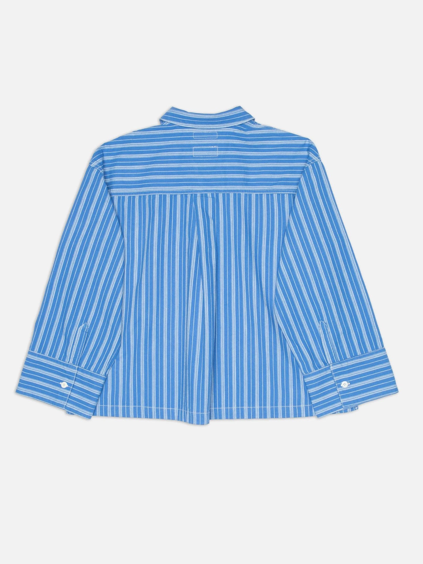 Jutta Shirt, Striped Blue/Offwhite