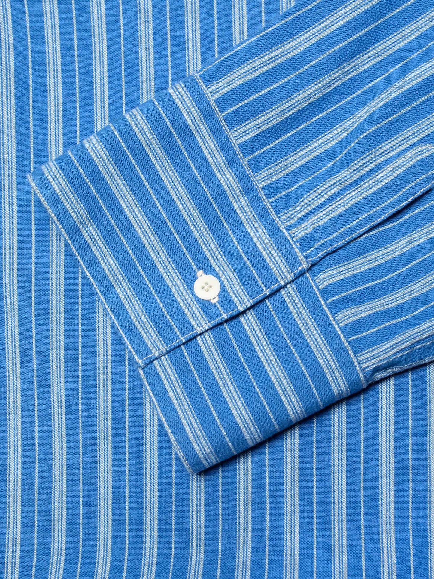 Jutta Shirt, Striped Blue/Offwhite