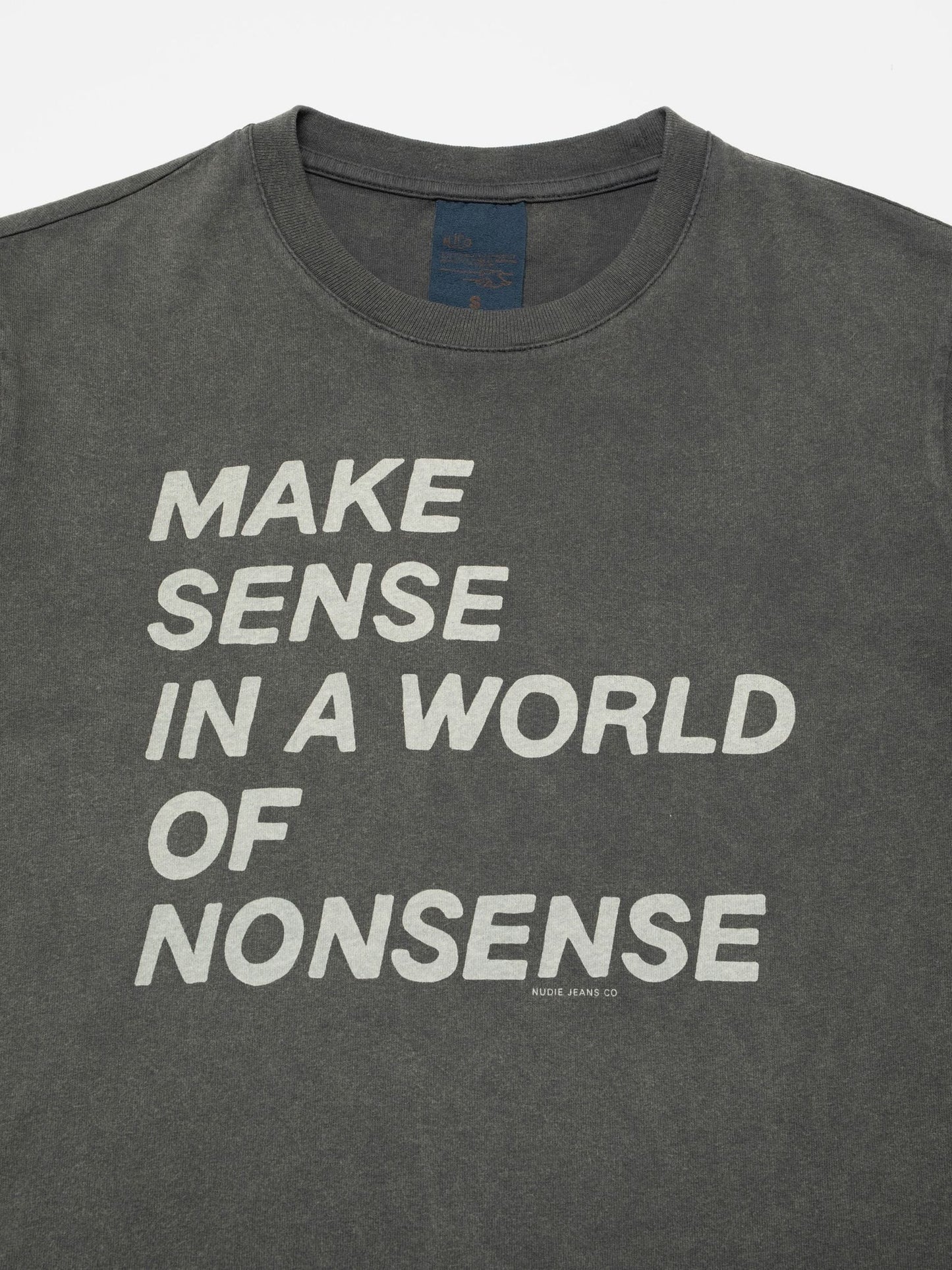 Joni T-shirt Make Sense, Antracite