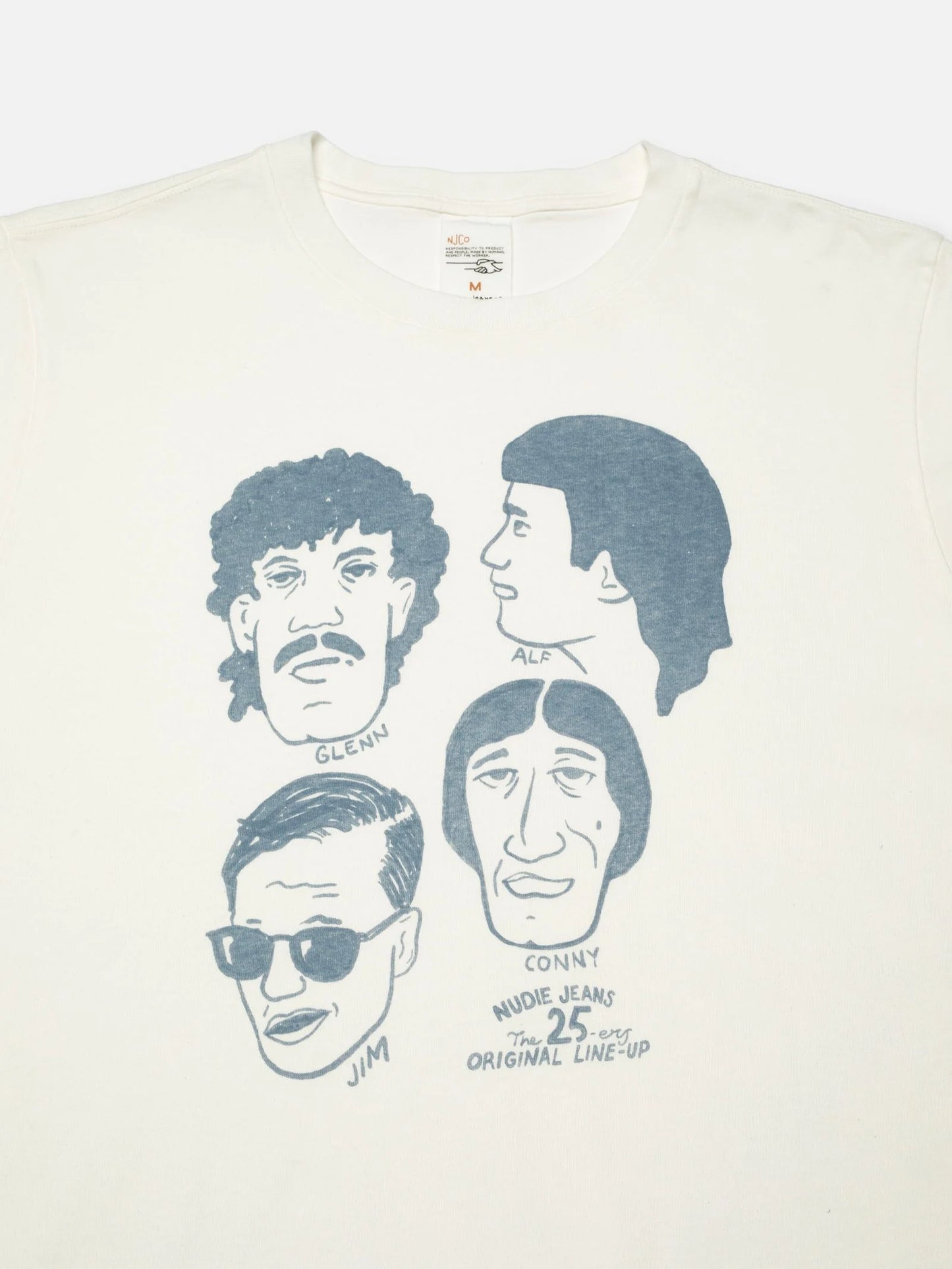 Roy T-shirt Fab Four, Chalk White
