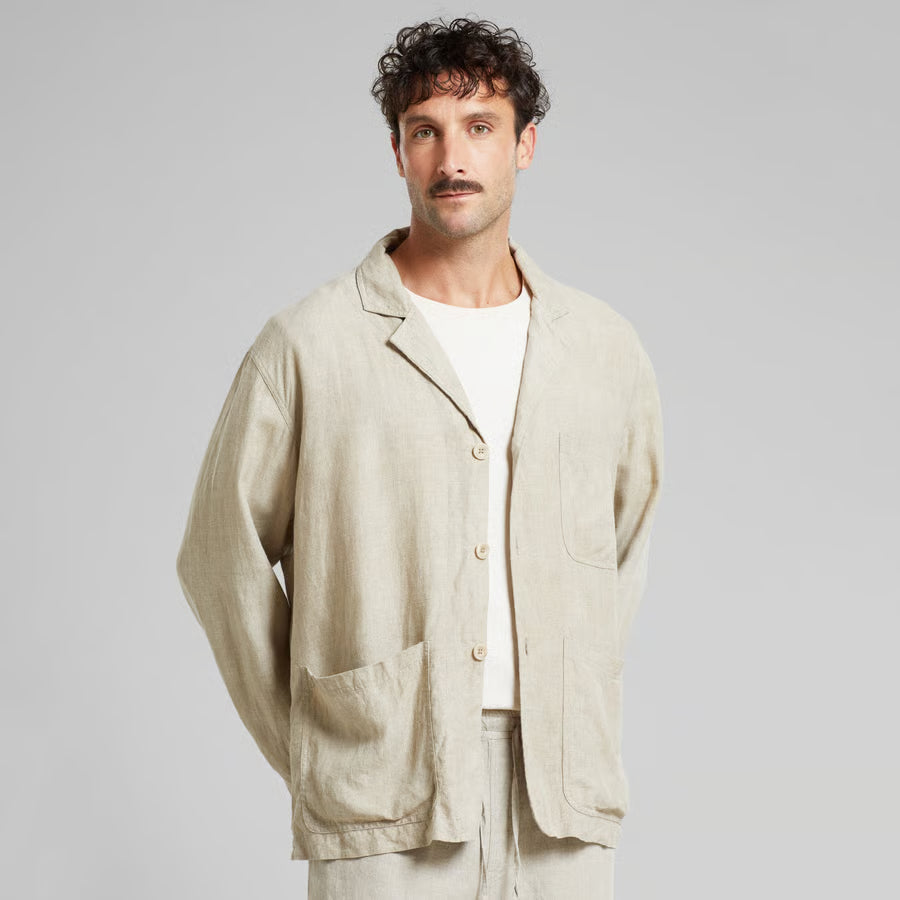 Blazer Hornstull Linen Ecru, Dedicated, Såininorden