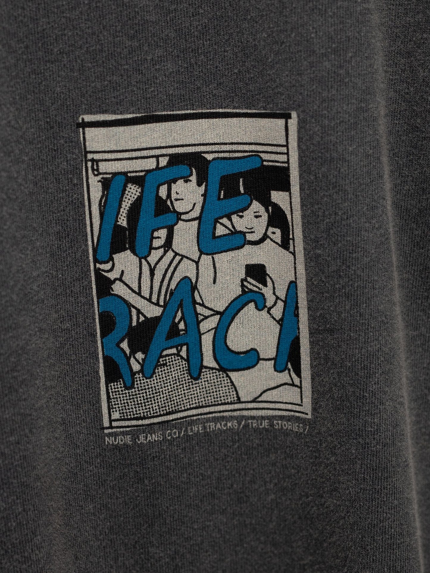 Koffe T-shirt Lifetracks III, Antracite